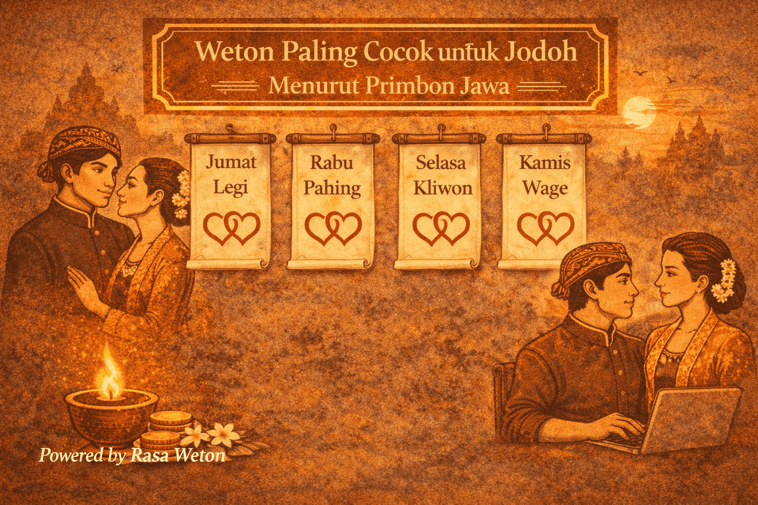 weton paling cocok untuk jodoh