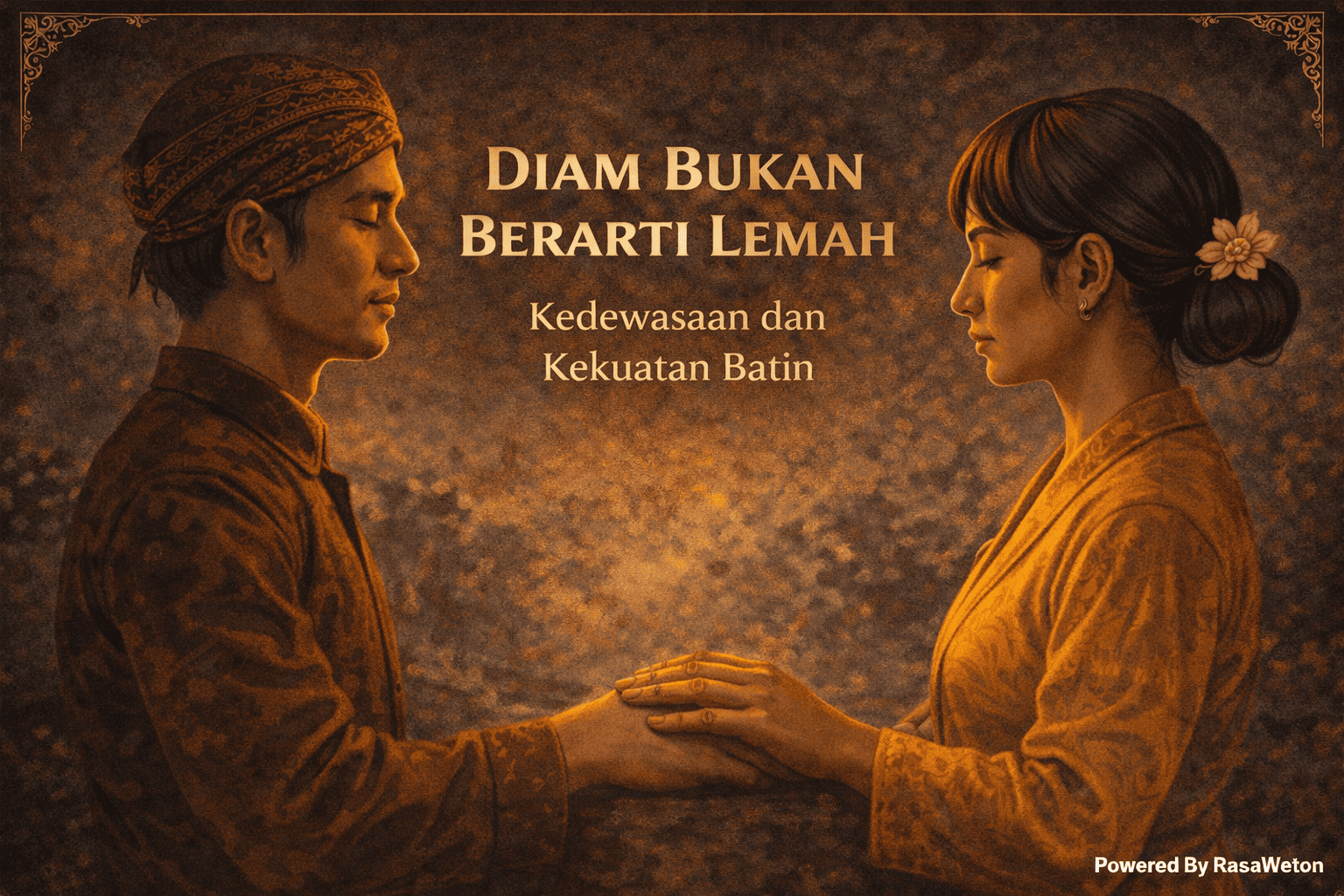 arti diam bukan berarti lemah