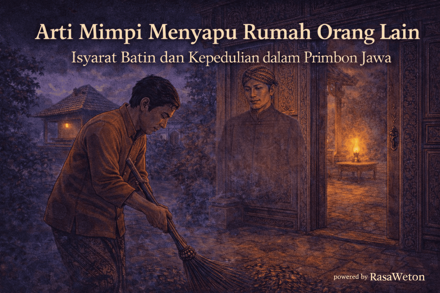 arti mimpi menyapu rumah orang lain
