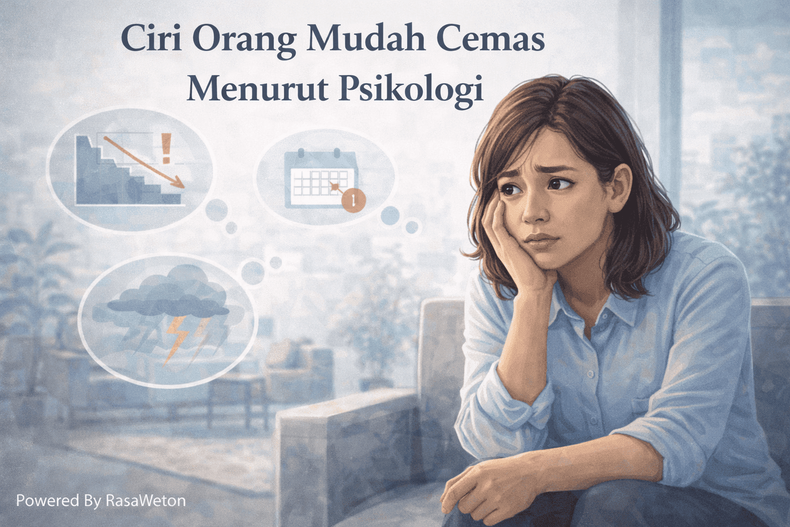 ciri orang mudah cemas menurut psikologi