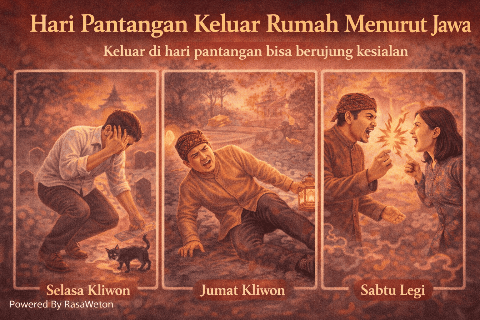 hari pantangan keluar rumah menurut jawa