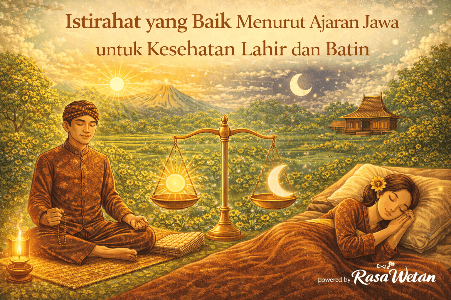 istirahat yang baik menurut ajaran jawa