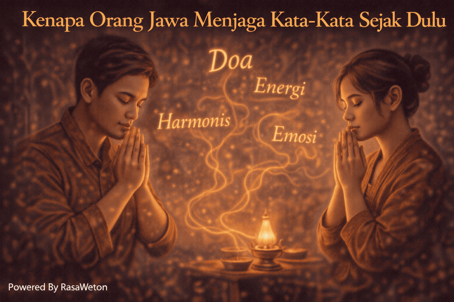 kenapa orang jawa menjaga kata kata