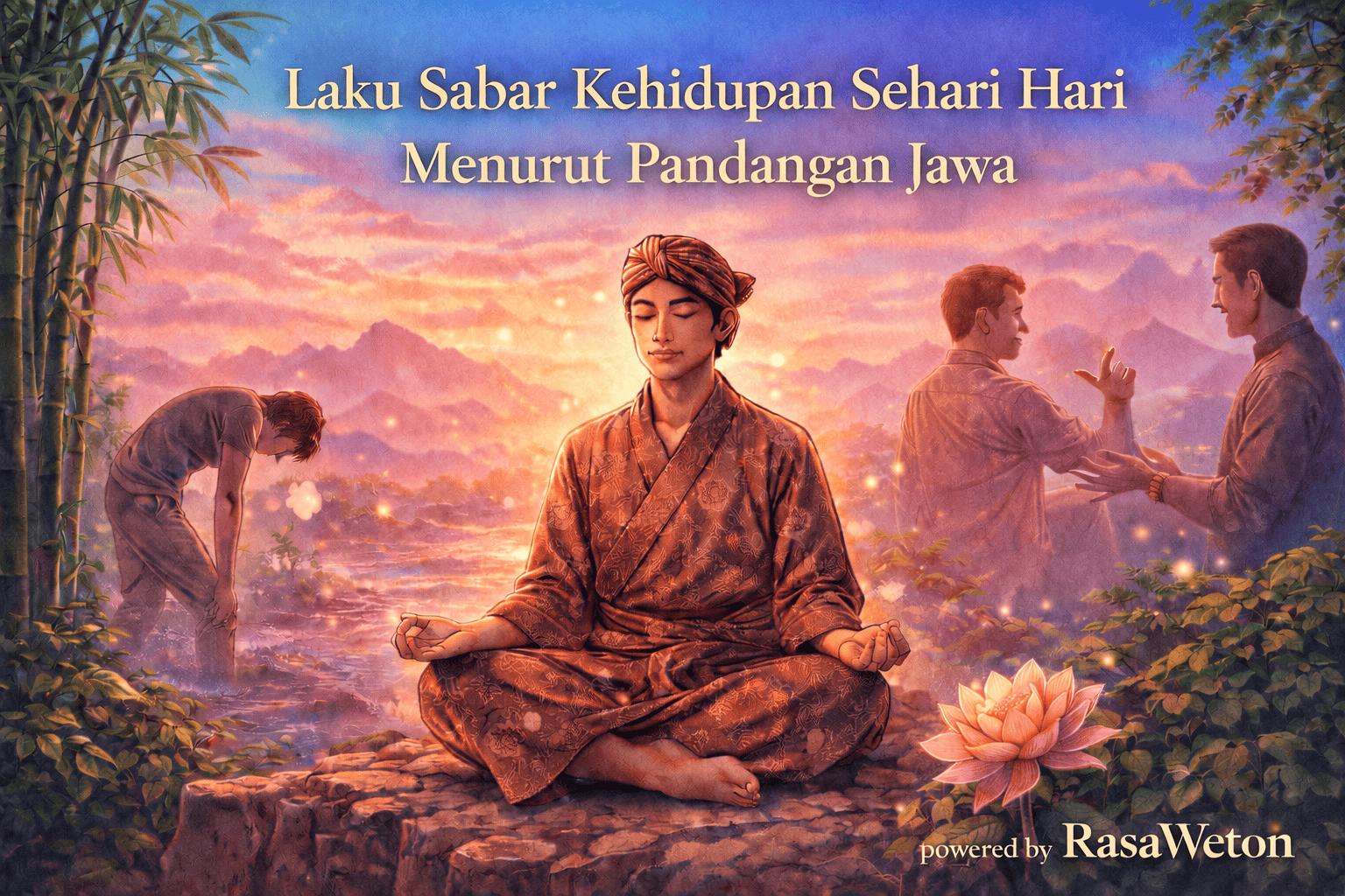 laku sabar kehidupan sehari hari