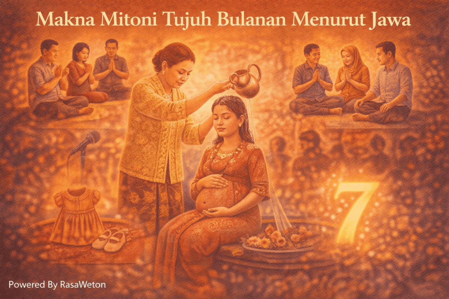 makna mitoni tujuh bulanan menurut jawa