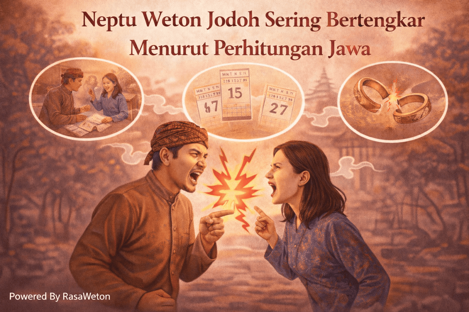 neptu weton jodoh sering bertengkar