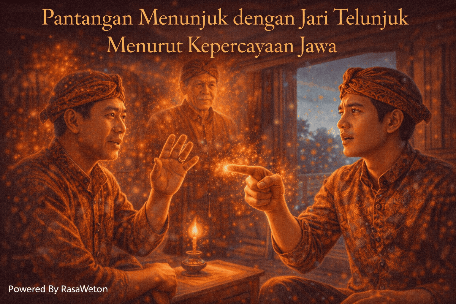 pantangan menunjuk dengan jari telunjuk