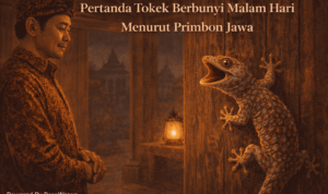 pertanda tokek berbunyi malam hari primbon jawa