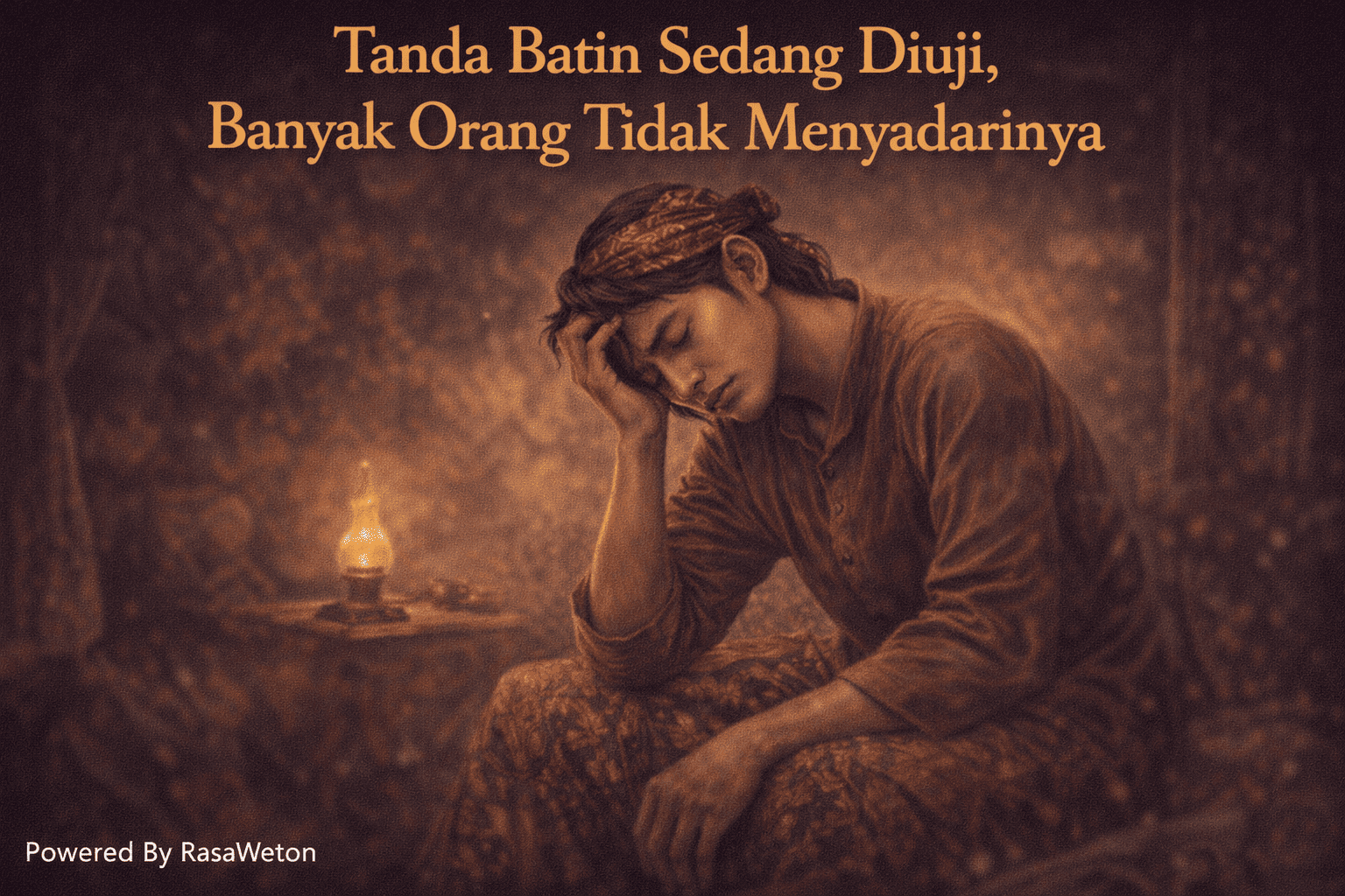 tanda batin sedang diuji