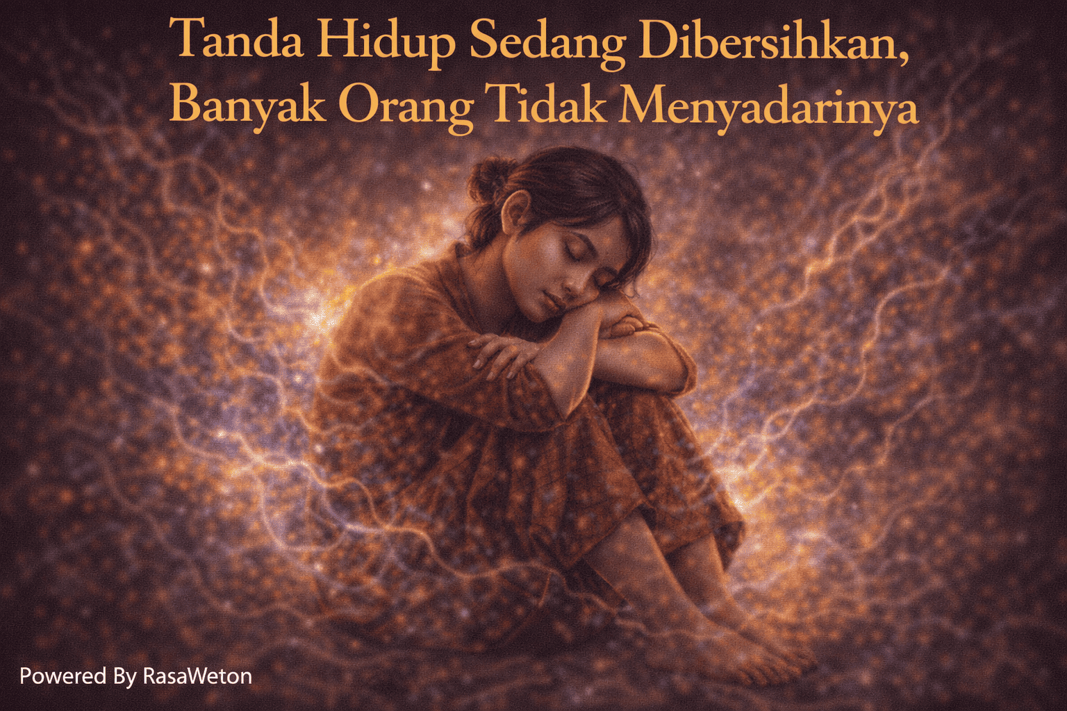 tanda hidup sedang dibersihkan