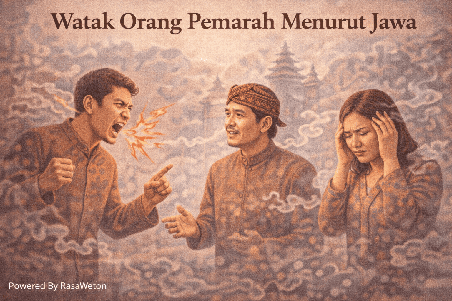 watak orang pemarah menurut jawa